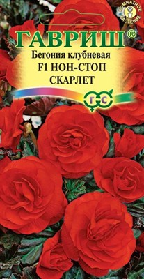 Бегония Нон-стоп Скарлет F1 клубн. гранул. 4 шт. пробирка 10003290 - фото 2977