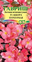 Бегония Аккорд Пурпурная F1 вечноцв. гранул. 4 шт. пробирка 1071857185