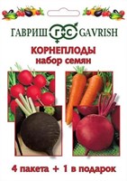 Набор семян Корнеплоды 4 пак.+1 в подарок 1999944818