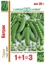 Горох Батрак посевной серия 1+1, больш. пак. 25 г 19102105 - фото 4671